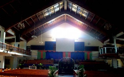 LX-F6 instalado en una iglesia del Caribe
