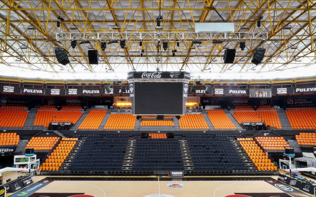Valencia Basket arena | Lynx Pro Audio
