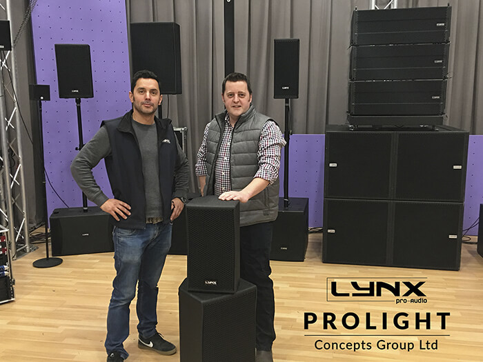 Prolight Concepts Group, distribuidor exclusivo de Lynx Pro Audio en el Reino Unido