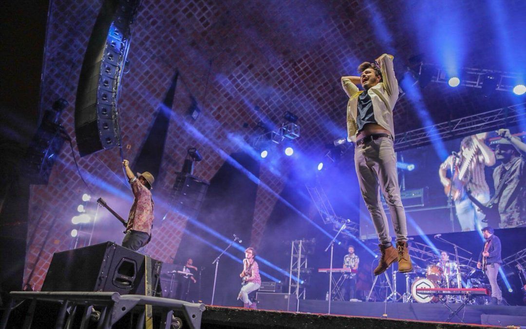 Morat en concierto con Lynx Pro Audio