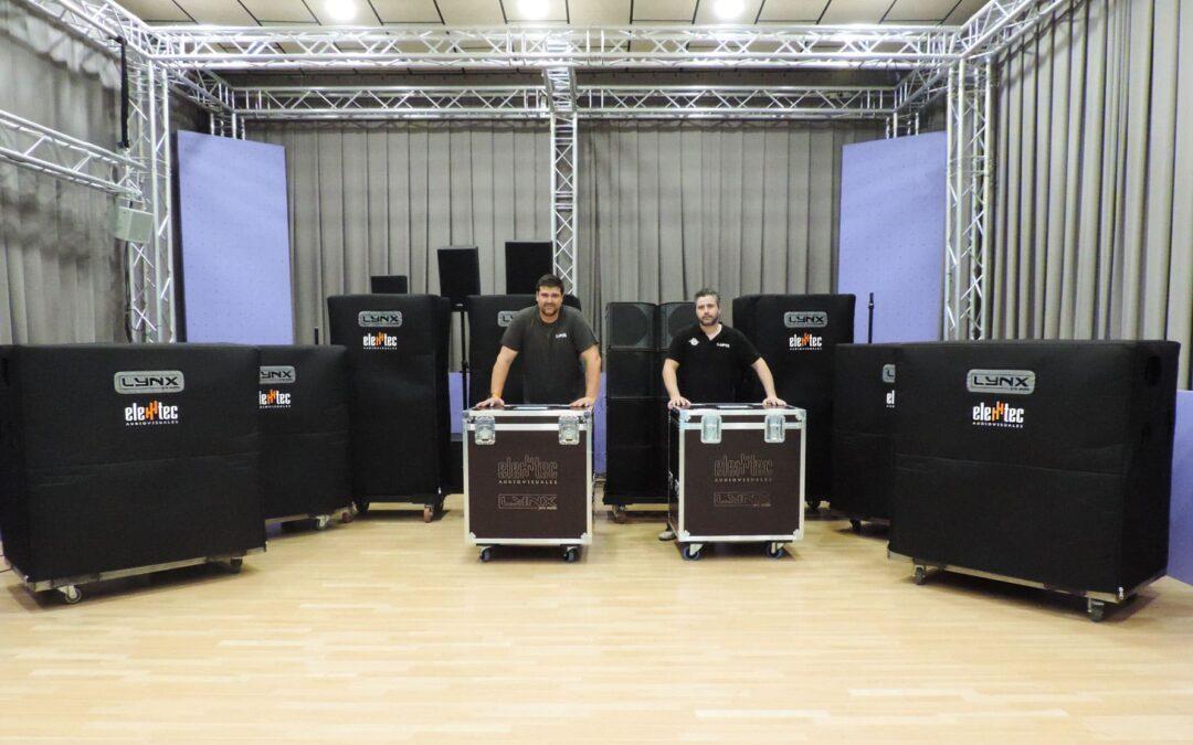 Elemtec adquiere más de 200.000 W de sonido con los sistemas line array coaxiales CLS