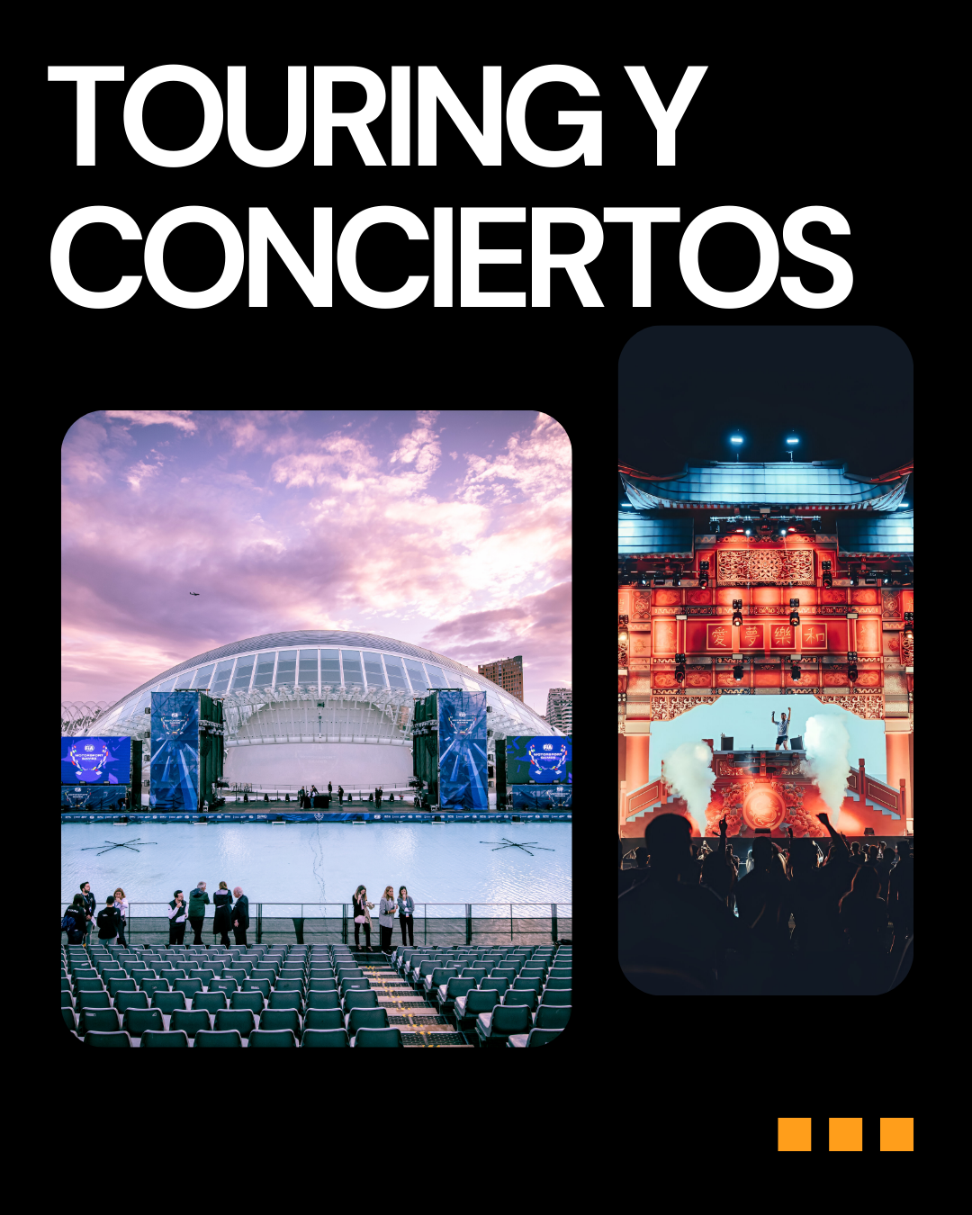 Touring y conciertos