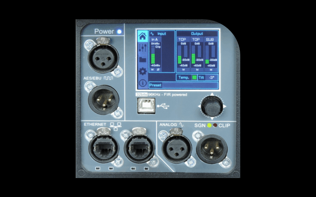 DSP panel de configuración del módulo español