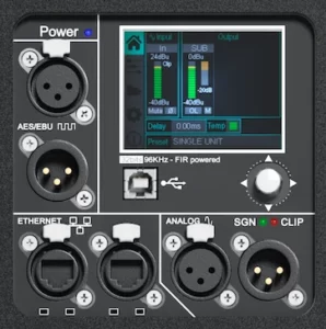 Panel trasero DSP