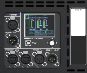Rear panel DSP Lynx Pro Audio
