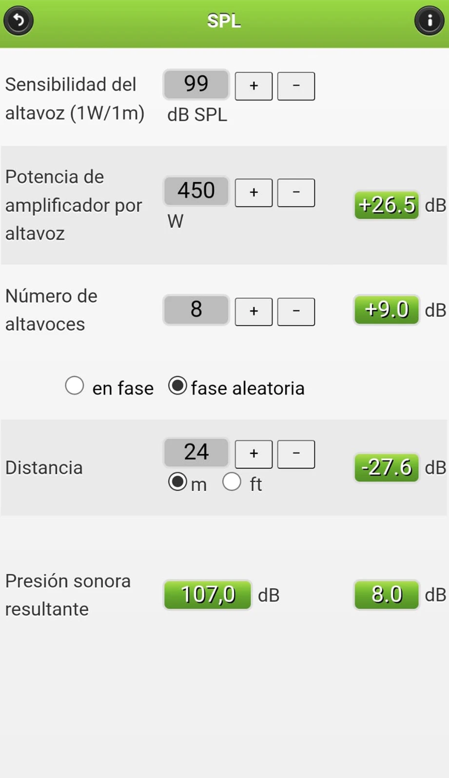 PACalculate Lynx Pro Audio aplicacion tecnica PACalculate Lynx Pro Audio aplicacion tecnica