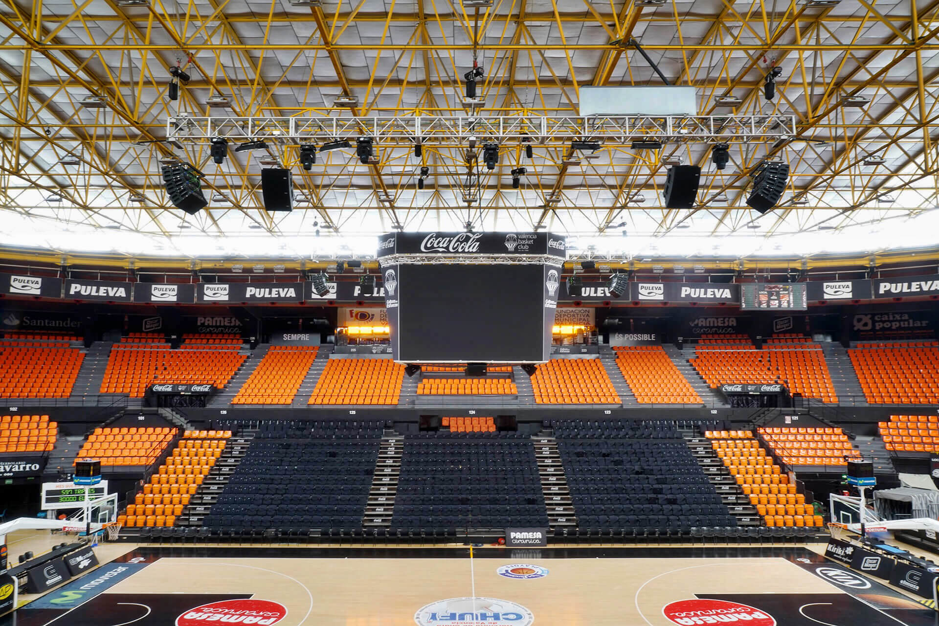 Valencia Basket arena | Lynx Pro Audio