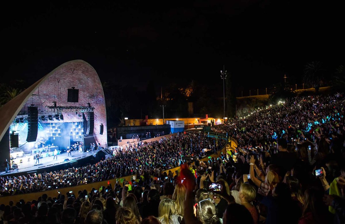 Pablo Alborán en el tour «Prometo 2018» en Montevideo