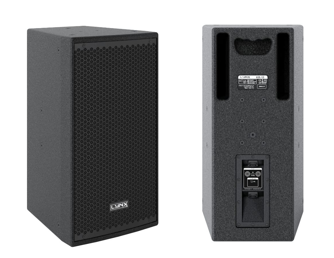 Serie KR, una solución para salas de conferencias, karaokes y discotecas 4 Lynx Pro Audio KR 10 Front back 1 | Lynx Pro Audio