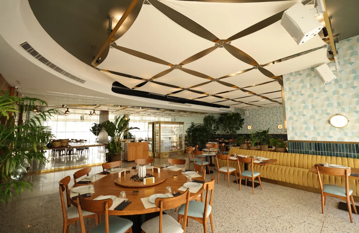 Instalación de sonido en Le Pélican, Beirut