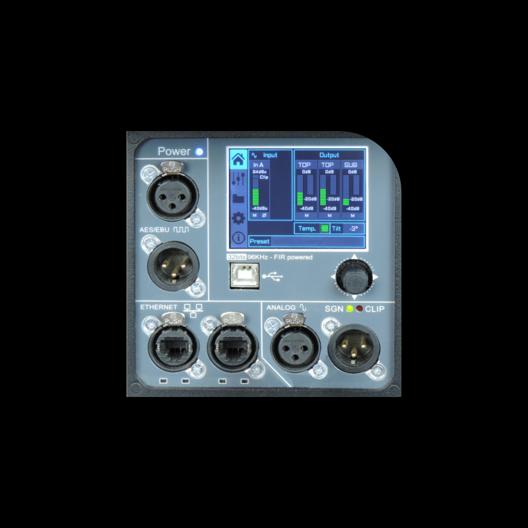 DSP panel de configuración del módulo español