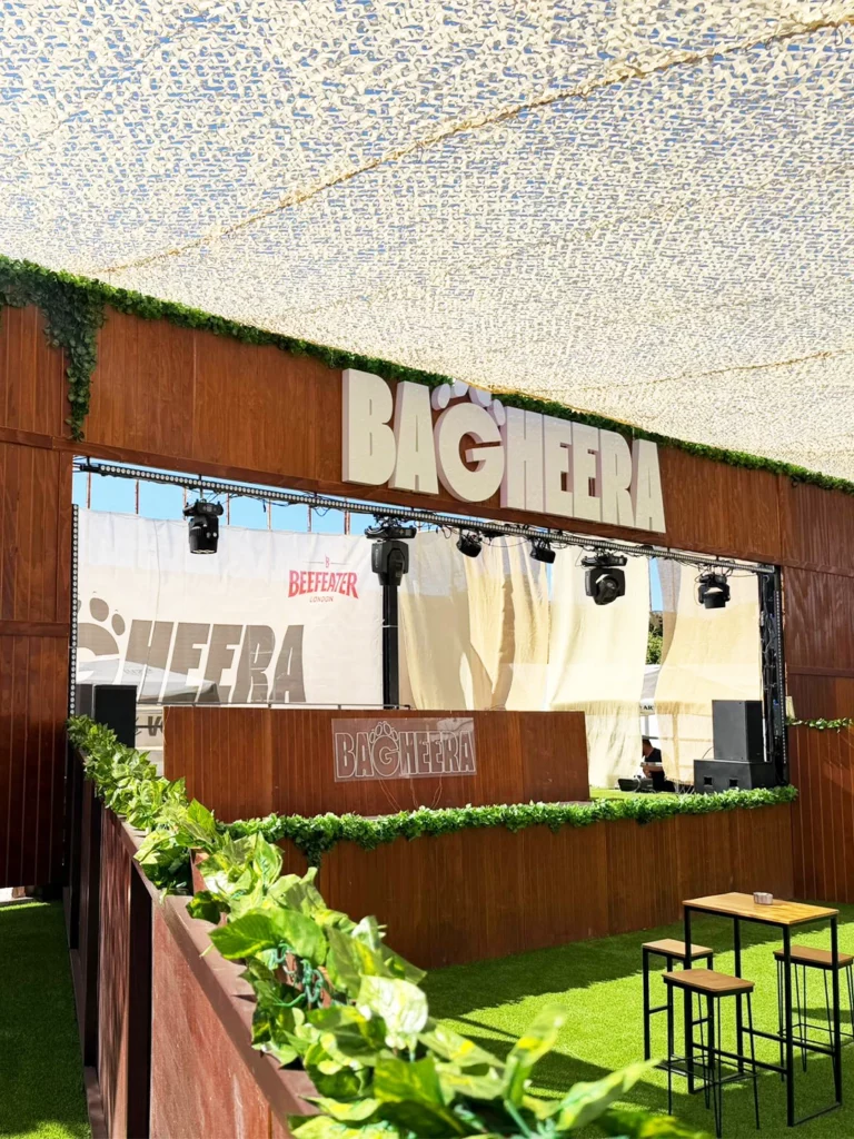 Terraza Bagueera con equipo Lynx Pro Audio