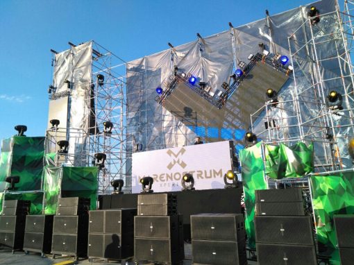 180.000 W of Lynx Pro Audio at Marenostrum festival