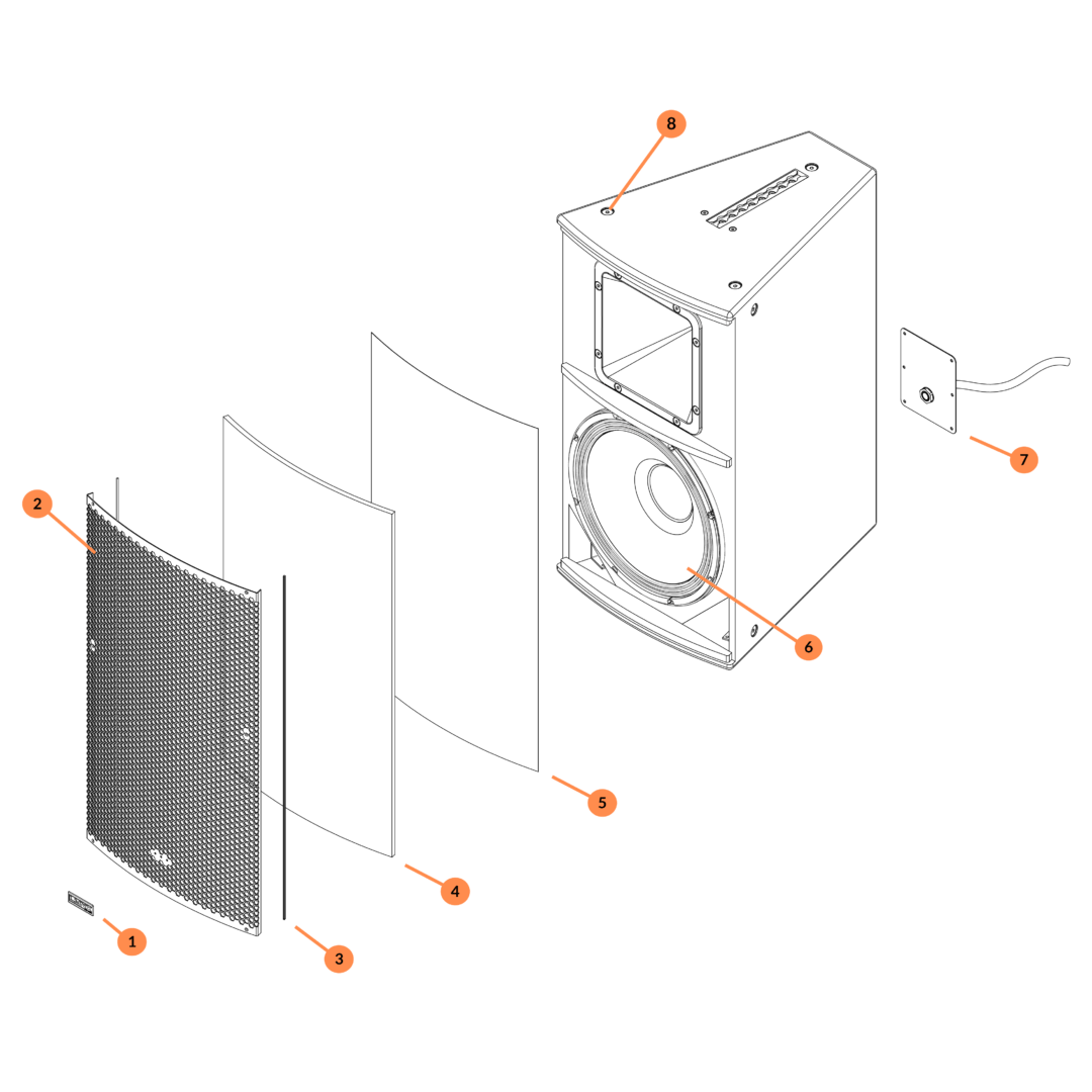 HR6 Pure install speaker with marine grade Lynx Pro Audio