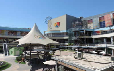 MN4, an open-air shopping centre with weather-resistant loudspeakers